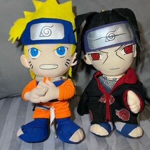 Naruto Uzumaki and Sasuke Uchiha Officially Licensed 10” Plush Set 2002